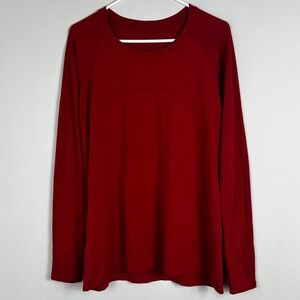 Lululemon Swiftly Tech Long Sleeve Crew Neck Top Womens Size 16 Running Athletic